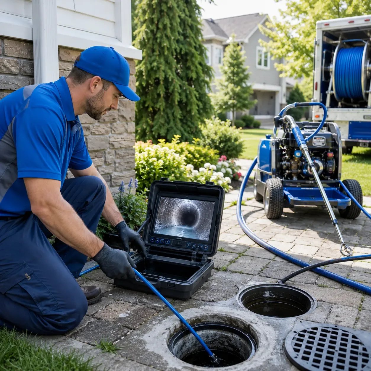 Outdoor drain cleaning professionals serving Eden Mills, VT